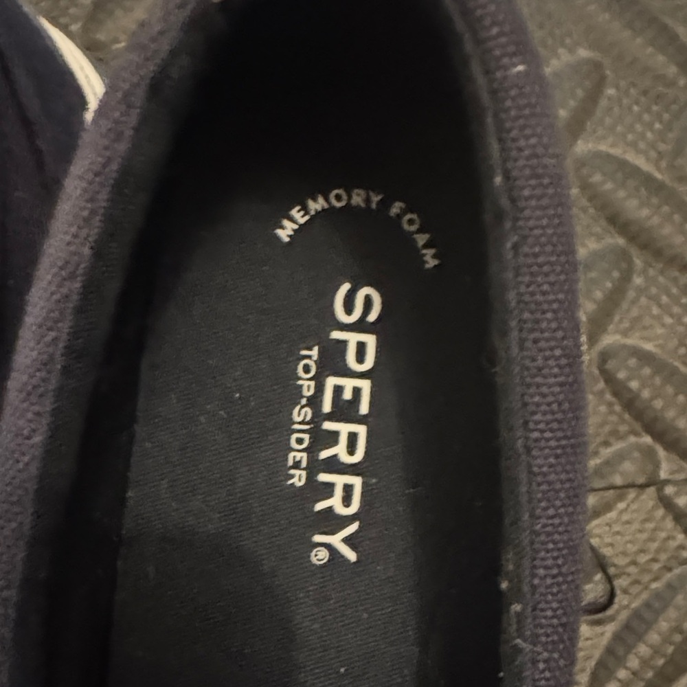 Sperry Women's Navy and Tan Sneakers - Picture 4 of 4